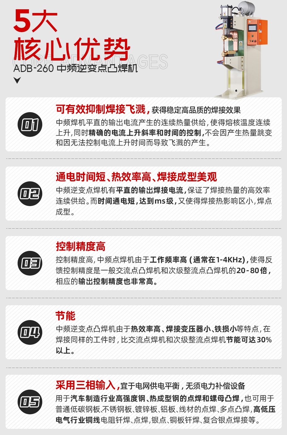 ADB-260中頻逆變點茄子视频APP免费看核心優勢