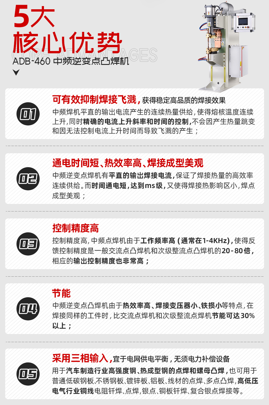 ADB-460中頻逆變點茄子视频APP免费看核心優勢